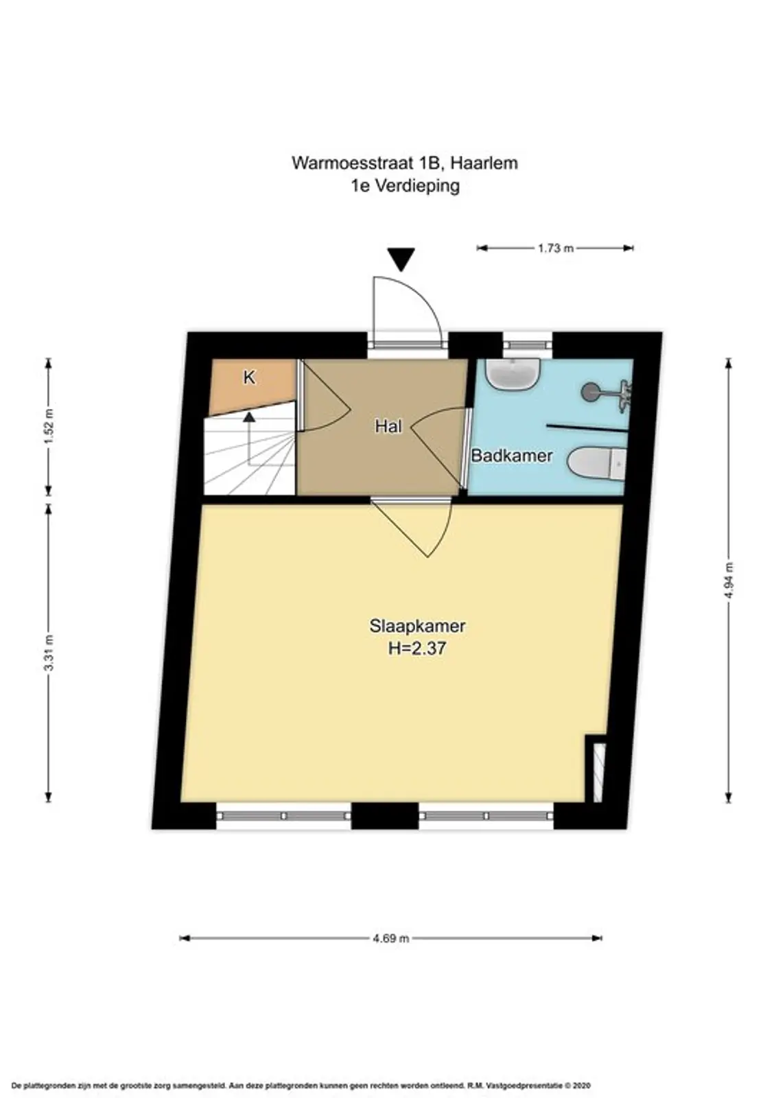 Warmoesstraat 1 B, Haarlem
