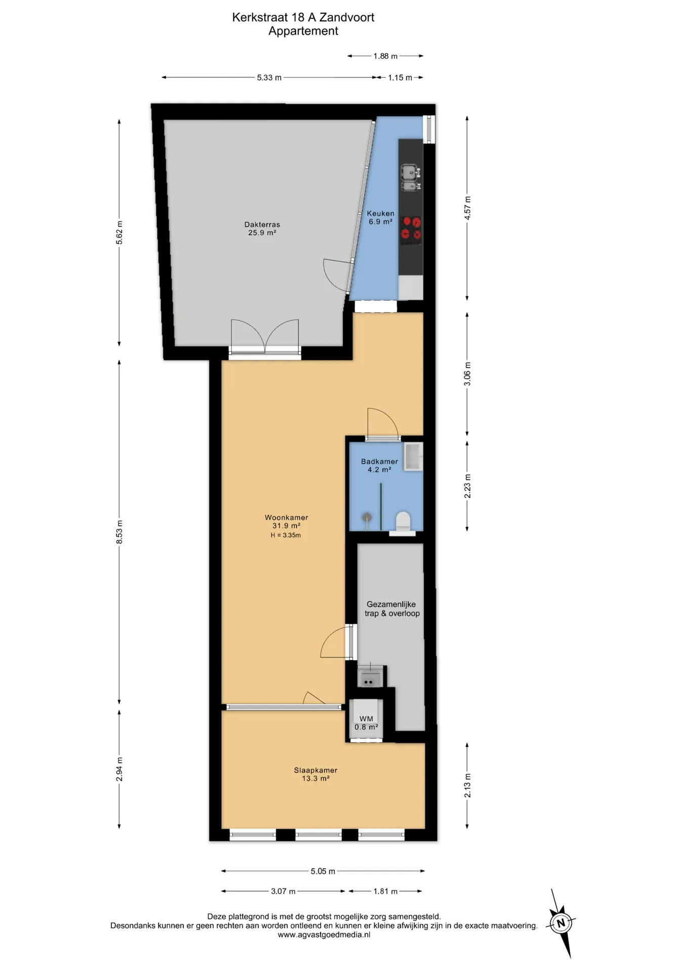 Kerkstraat 40 c, Zandvoort